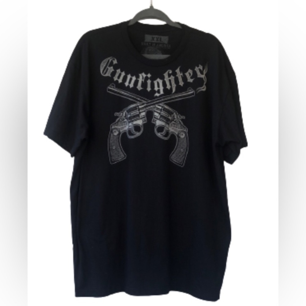 Men’s Rogue American Gunfighter Black Tee XXL